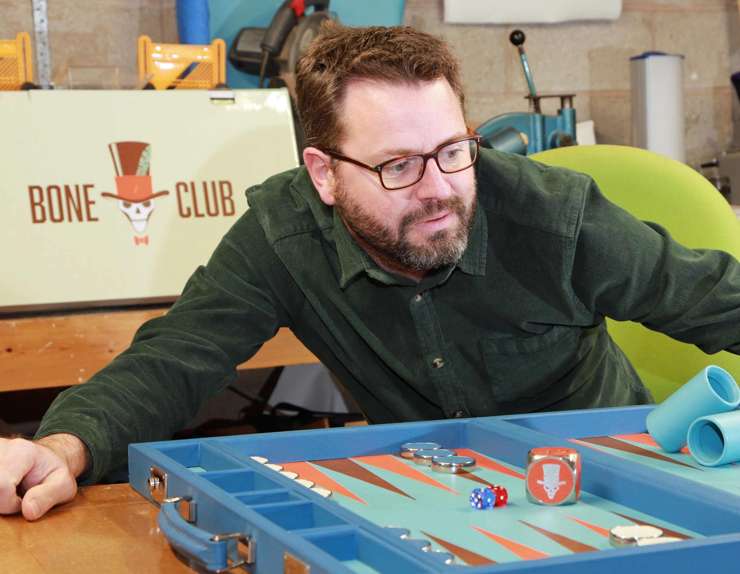 Guy Haslam's backgammon boards at Stalmine